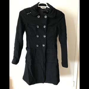EUC Parasuco Wool Winter Black Coat Size Small